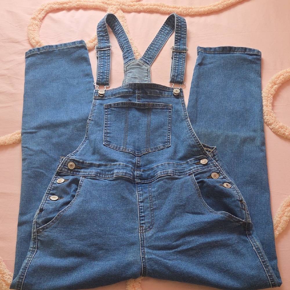 Classic Blue Denim Overalls